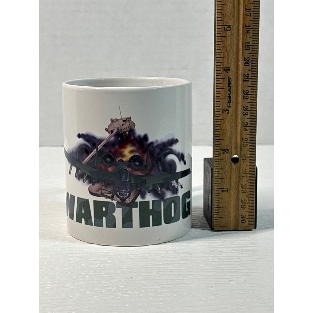 A-10 Thunderbolt II Warthog Military Aircraft Coffee Mug White Ceramic S0158